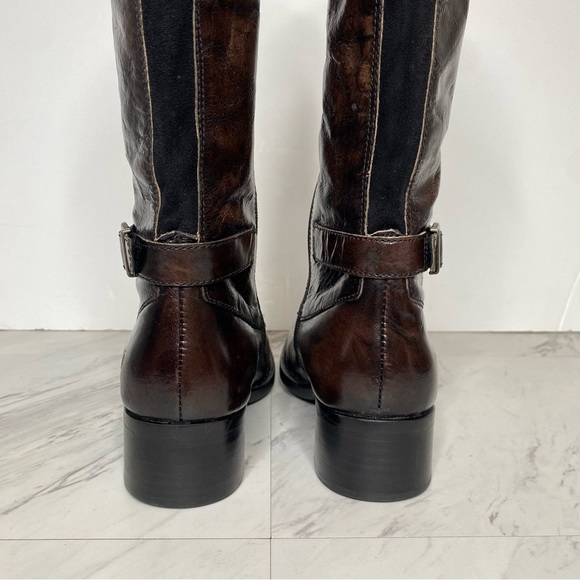 Born Gibb Knee High Brown Leather Boot 8 1/2 M - Picture 4 of 16